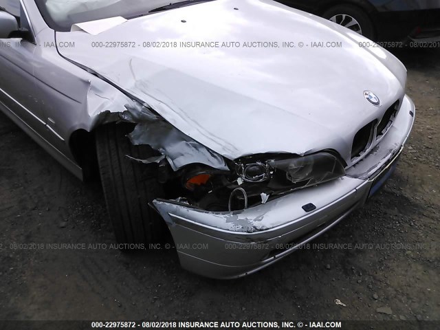 WBADT63471CF08234 - 2001 BMW 530 I AUTOMATIC SILVER photo 6