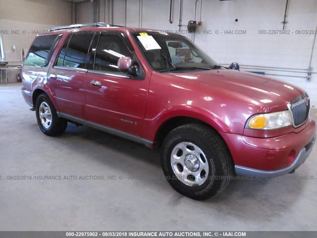 5LMFU28A5YLJ31449 - 2000 LINCOLN NAVIGATOR 红色 照片 1
