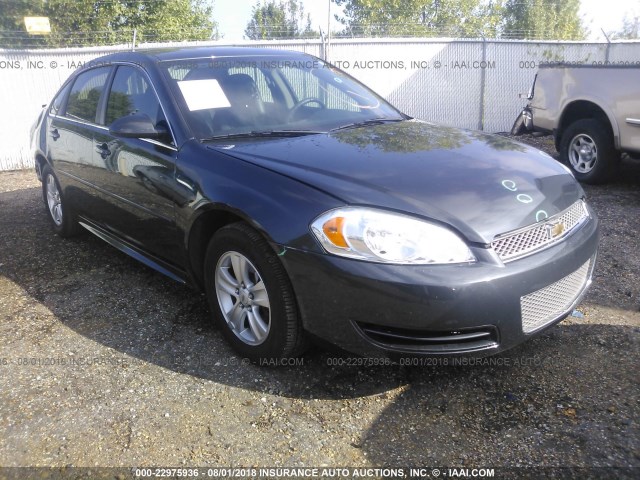 2G1WA5E34E1159308 - 2014 CHEVROLET IMPALA LIMITED LS GRAY photo 1