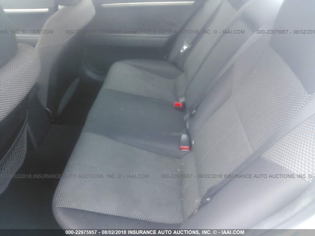 4A32B2FF0CE015208 - 2012 MITSUBISHI GALANT FE SILVER photo 8