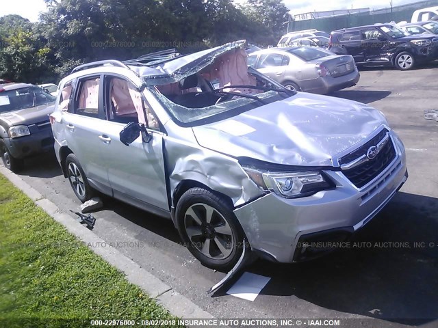 JF2SJARC3HH521320 - 2017 SUBARU FORESTER 2.5I LIMITED SILVER photo 1