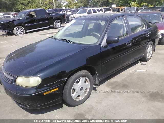 1G1NE52J416123303 - 2001 CHEVROLET MALIBU LS შავი ფოტო 2