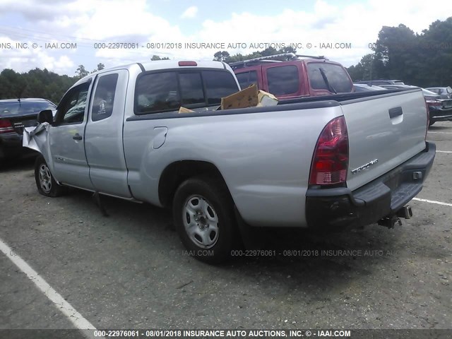 5TETX22N26Z218706 - 2006 TOYOTA TACOMA ACCESS CAB Күміс фото 3