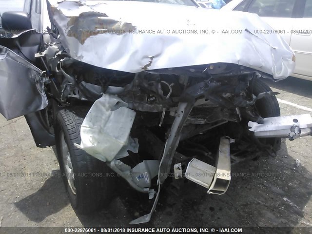 5TETX22N26Z218706 - 2006 TOYOTA TACOMA ACCESS CAB Күміс фото 6