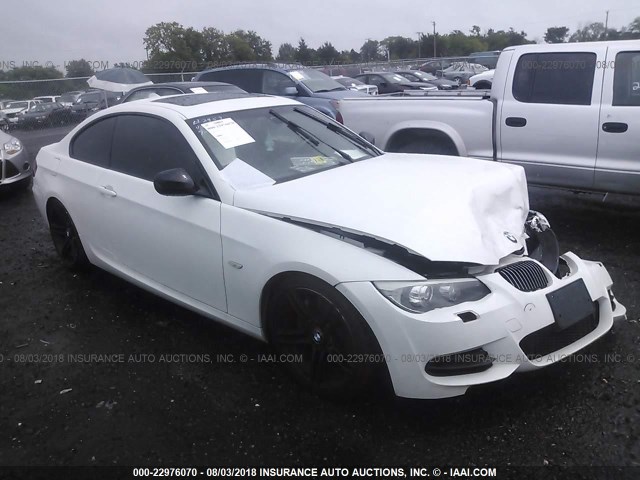WBAKG1C58CE839996 - 2012 BMW 335 I SULEV WHITE photo 1