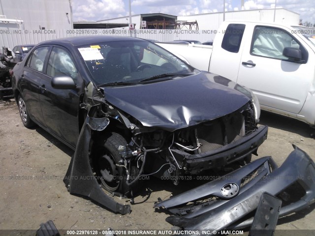 2T1BU4EEXCC867568 - 2012 TOYOTA COROLLA S/LE GRAY photo 1