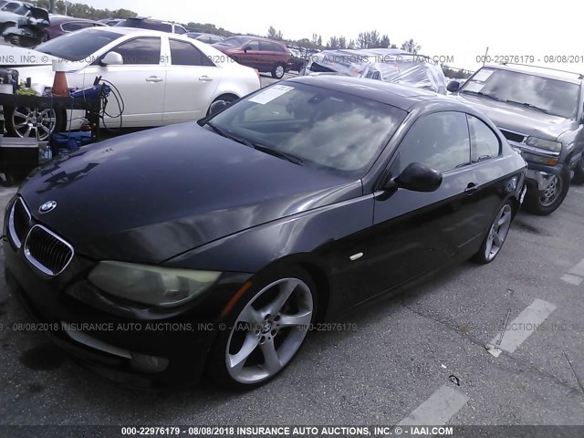 WBAKG7C50BE263564 - 2011 BMW 335 I BLACK photo 2