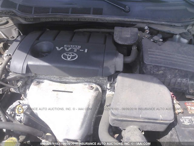 4T1BF3EK9AU070900 - 2010 TOYOTA CAMRY SE/LE/XLE YELLOW photo 10