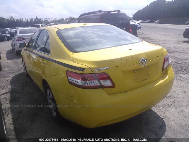 4T1BF3EK9AU070900 - 2010 TOYOTA CAMRY SE/LE/XLE YELLOW photo 6