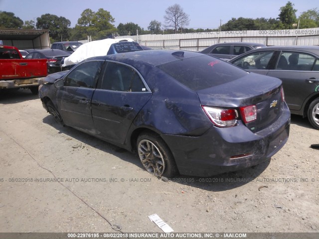 1G11C5SL9FF338592 - 2015 CHEVROLET MALIBU 1LT ლურჯი ფოტო 3