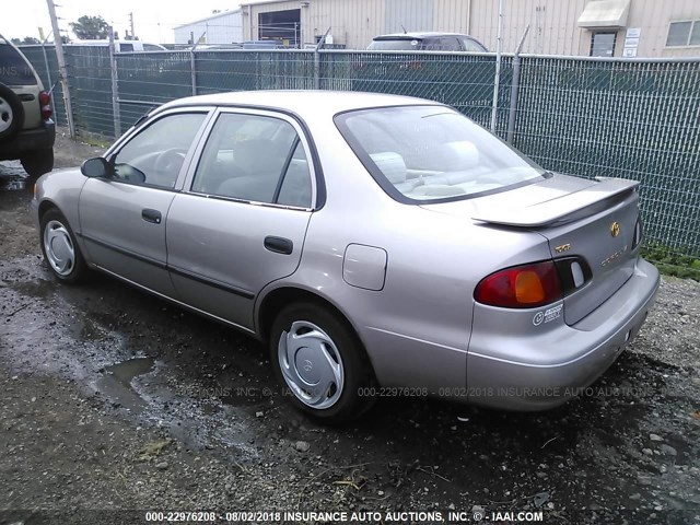 2T1BR12E0XC240713 - 1999 TOYOTA COROLLA VE/CE/LE 金色 照片 3