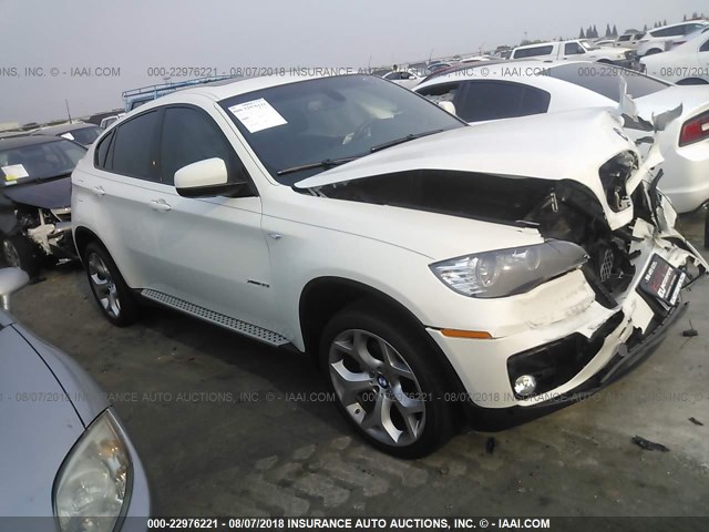 5UXFG2C54BLX06073 - 2011 BMW X6 XDRIVE35I WHITE photo 1