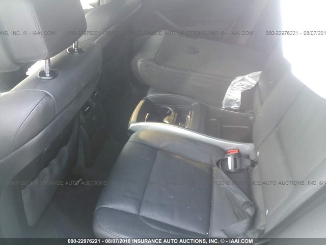 5UXFG2C54BLX06073 - 2011 BMW X6 XDRIVE35I WHITE photo 8