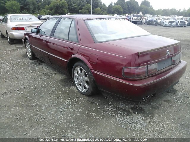 1G6KY53B4NU830625 - 1992 CADILLAC SEVILLE TOURING RED photo 3