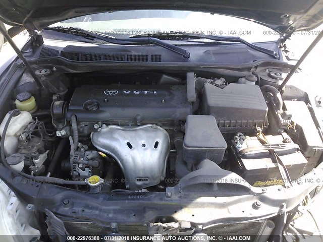 4T1BE46K39U320411 - 2009 TOYOTA CAMRY SE/LE/XLE შავი ფოტო 10