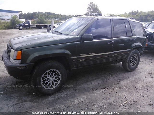 1J4GZ78S2SC626891 - 1995 JEEP GRAND CHEROKEE LIMITED/ORVIS GREEN photo 2