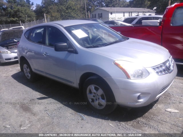 JN8AS5MT5BW155096 - 2011 NISSAN ROGUE S/SV/KROM SILVER photo 1