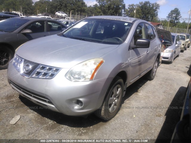 JN8AS5MT5BW155096 - 2011 NISSAN ROGUE S/SV/KROM SILVER photo 2