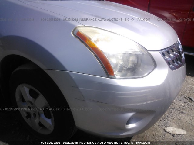 JN8AS5MT5BW155096 - 2011 NISSAN ROGUE S/SV/KROM SILVER photo 6