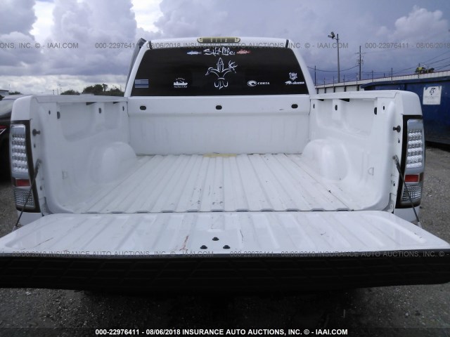 3GTP1VE06DG111381 - 2013 GMC SIERRA C1500 SLE WHITE photo 8