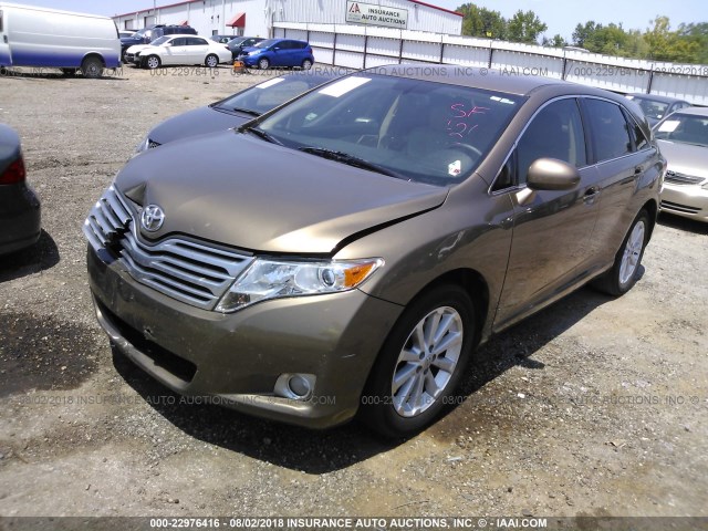 4T3ZE11A19U008865 - 2009 TOYOTA VENZA GOLD photo 2