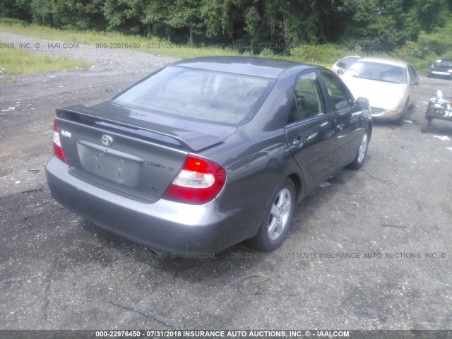 JTDBF30KX20075429 - 2002 TOYOTA CAMRY LE/XLE/SE Boz foto 4