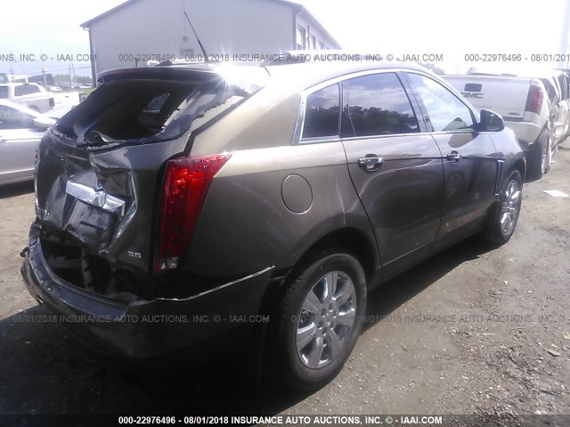 3GYFNEE38ES543733 - 2014 CADILLAC SRX LUXURY COLLECTION BROWN photo 4