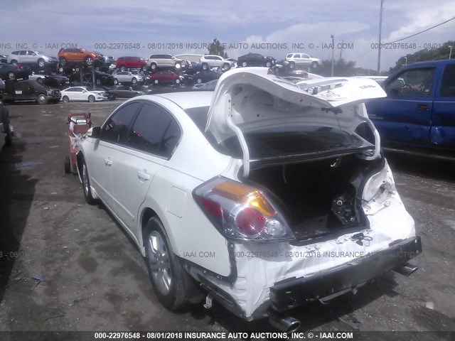 1N4AL2AP3CC179369 - 2012 NISSAN ALTIMA S WHITE photo 3