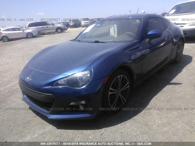 JF1ZCAC17D1606586 - 2013 SUBARU BRZ 2.0 LIMITED BLUE photo 2