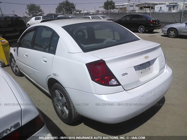 1G8AL55F36Z132478 - 2006 SATURN ION LEVEL 3 WHITE photo 3