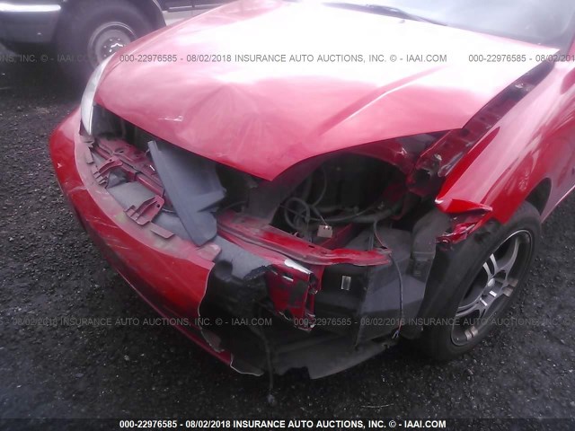 1FAHP31N77W192363 - 2007 FORD FOCUS ZX3/S/SE/SES RED photo 6