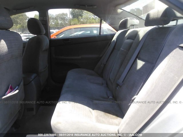 JTDBE32K430238979 - 2003 TOYOTA CAMRY LE/XLE SILVER photo 8