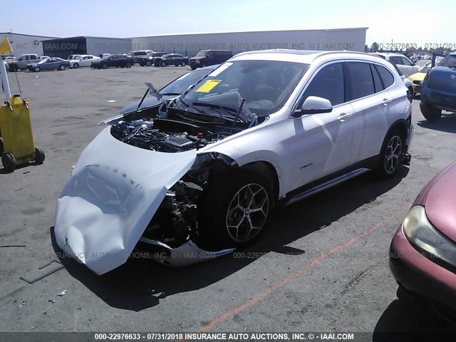WBXHU7C36J5H39308 - 2018 BMW X1 SDRIVE28I Ақ фото 2