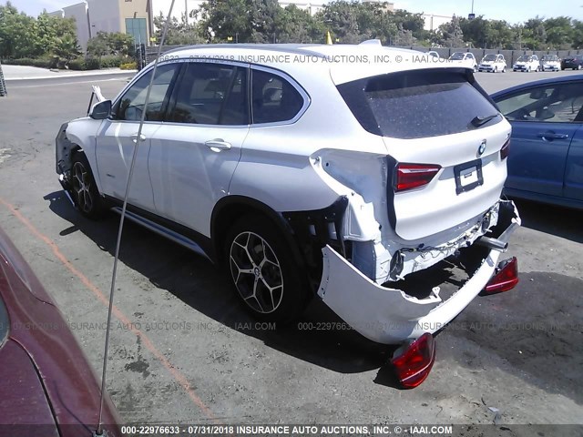 WBXHU7C36J5H39308 - 2018 BMW X1 SDRIVE28I WHITE photo 3