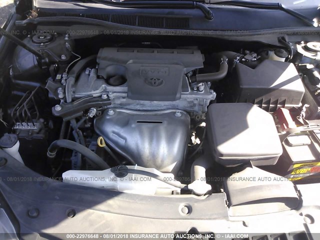 4T1BF1FK7FU054608 - 2015 TOYOTA CAMRY LE/XLE/SE/XSE GREEN photo 10