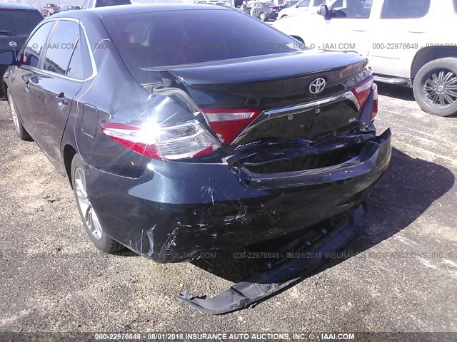 4T1BF1FK7FU054608 - 2015 TOYOTA CAMRY LE/XLE/SE/XSE GREEN photo 6