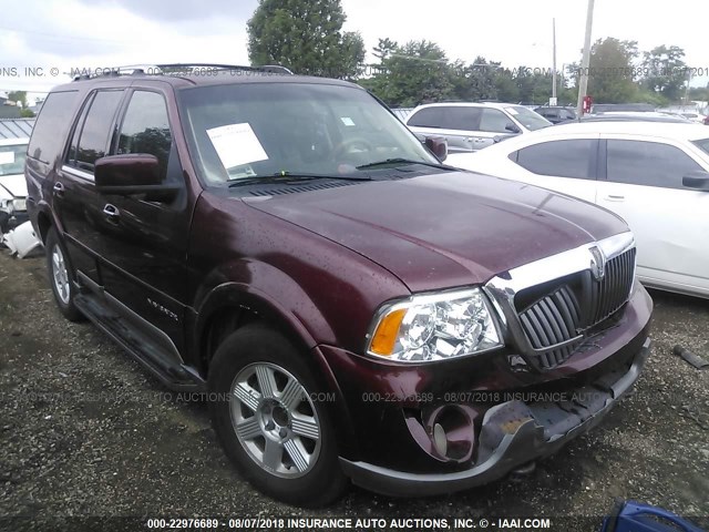 5LMFU28R03LJ25492 - 2003 LINCOLN NAVIGATOR BURGUNDY photo 1
