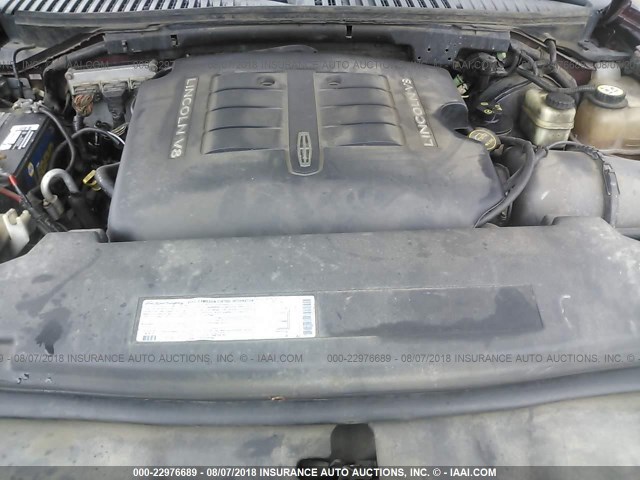 5LMFU28R03LJ25492 - 2003 LINCOLN NAVIGATOR BURGUNDY photo 10