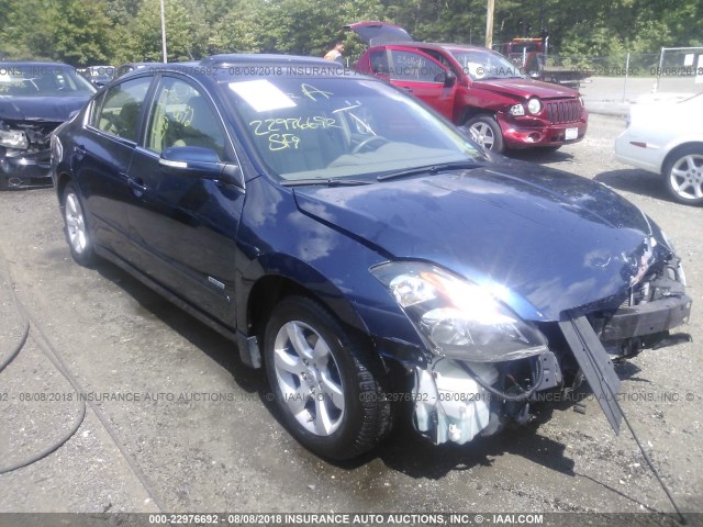 1N4CL21E48C176754 - 2008 NISSAN ALTIMA HYBRID BLUE photo 1