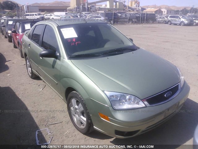 1FAHP34N17W114219 - 2007 FORD FOCUS ZX4/S/SE/SES 绿色 照片 1