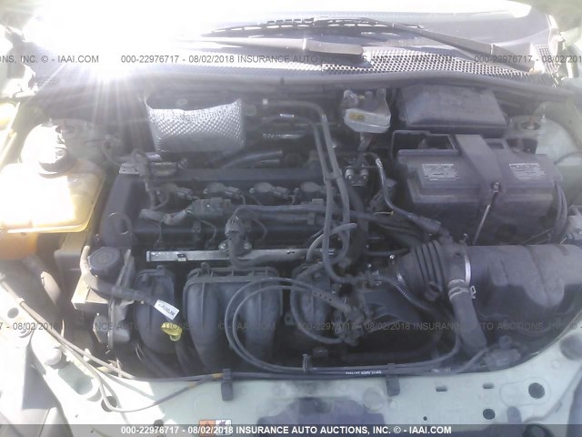 1FAHP34N17W114219 - 2007 FORD FOCUS ZX4/S/SE/SES 绿色 照片 10
