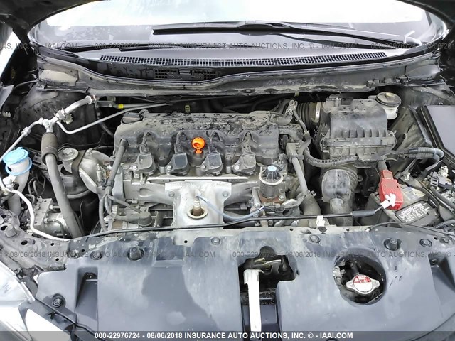 2HGFB2F97FH506548 - 2015 HONDA CIVIC EXL 黑色 照片 10