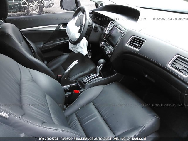 2HGFB2F97FH506548 - 2015 HONDA CIVIC EXL 黑色 照片 5