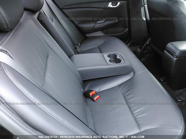 2HGFB2F97FH506548 - 2015 HONDA CIVIC EXL 黑色 照片 8