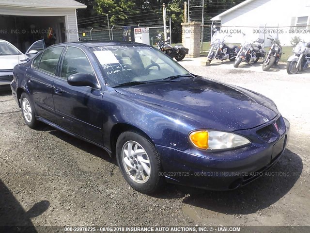 1G2NF52E84M575413 - 2004 PONTIAC GRAND AM SE1 Navy photo 1