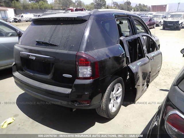 1C4NJCEAXGD615227 - 2016 JEEP COMPASS LATITUDE 黑色 照片 4
