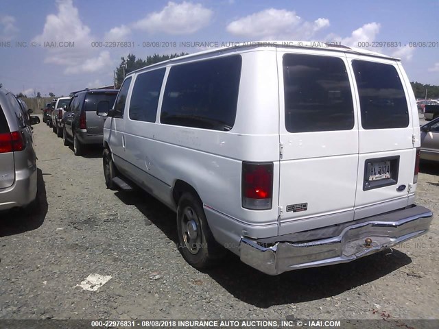 1FMRE11L34HA82333 - 2004 FORD ECONOLINE E150 WAGON WHITE photo 3