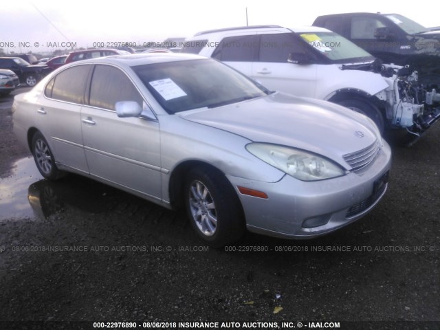 JTHBA30G245040995 - 2004 LEXUS ES 330 SILVER photo 1