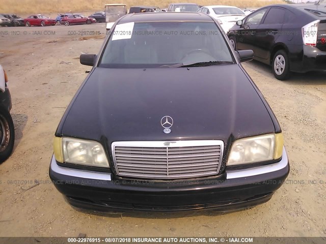 WDBHA29G4XA802050 - 1999 MERCEDES-BENZ C 280 BLACK photo 6