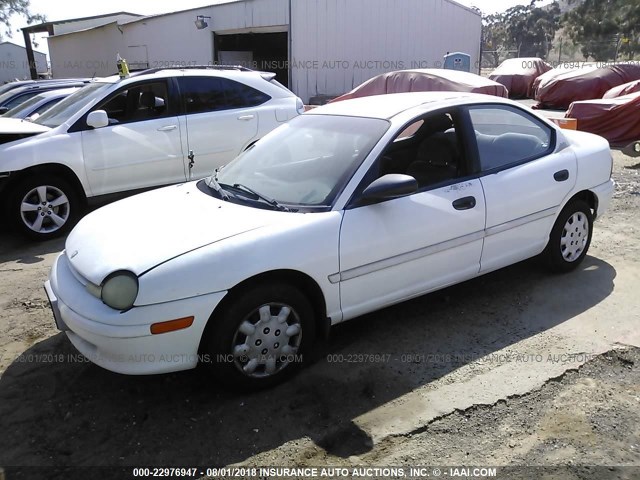 1B3ES47C7WD518293 - 1998 DODGE NEON HIGHLINE/SPORT/LE WHITE photo 2